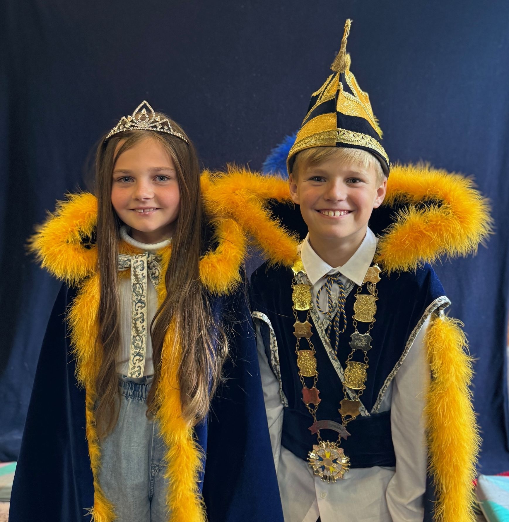 SK Helau – Kinder-Prinzenpaar 2024 Simon I. Pickenäcker und Bella I. Bauer